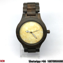 Top-Qualität Holz / Ebenholz Uhr, Quarzuhr, Marmor Uhr Hl04